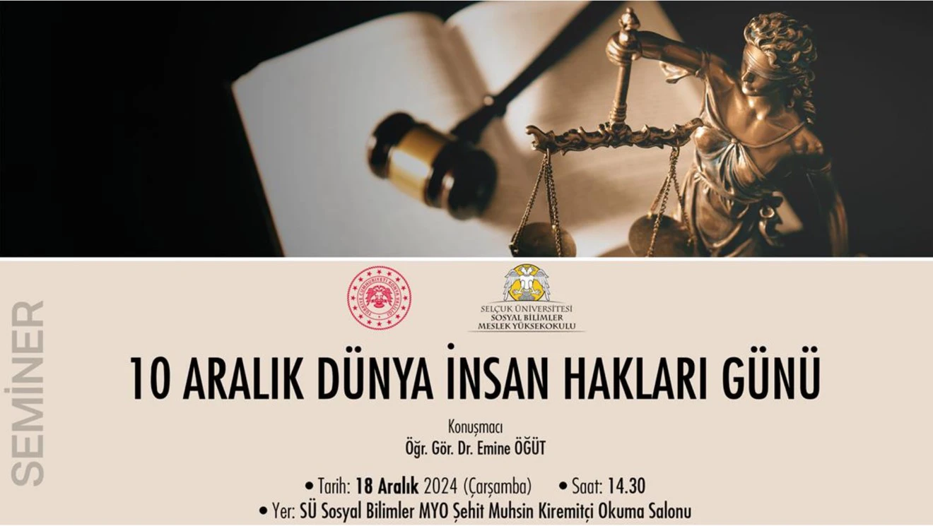 Seminer " 10 Aralık Dünya İnsan Hakları Günü"